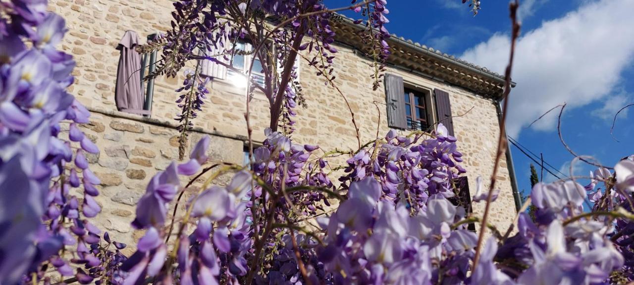 La Maison Wisteria Saint-Pantaléon-les-Vignes Exteriör bild