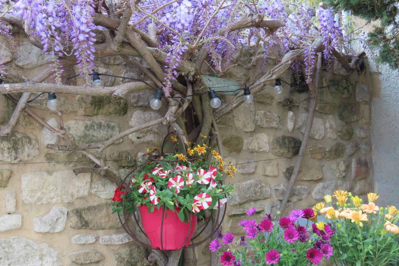 La Maison Wisteria Saint-Pantaléon-les-Vignes Exteriör bild